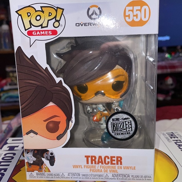 Funko Pop! Games: Overwatch Tracer #550 - Blizzard BlizzCon Premiere 2019 NEW - Picture 2 of 3
